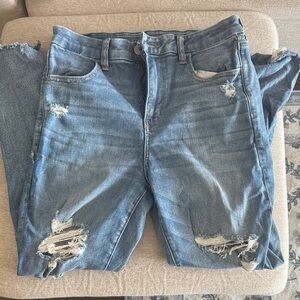 American Eagle Outfitters Distressed Blue Jeans
